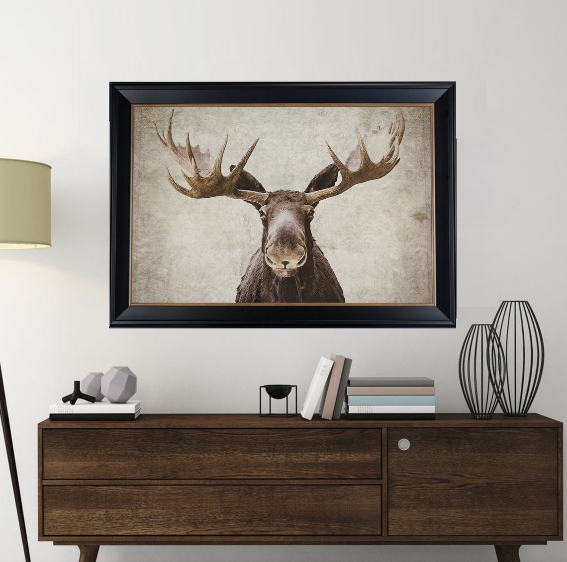 Elmer The Moose Framed – Art Ramka Inc.
