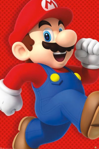 Nintendo - Super Mario - Running Poster