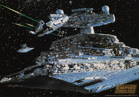 Star Wars Empire Strikes Back Star Destroyer poster 24 x 36