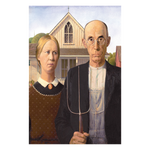 American Gothic by Grant Wood Art Reproduction