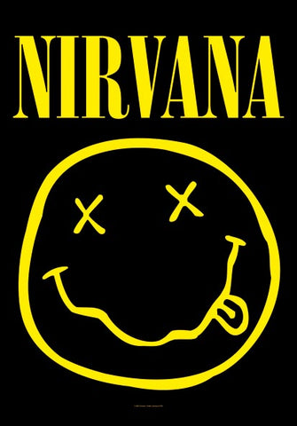 Nirvana Smiley Poster