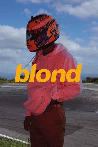 Frank Ocean Blond Helmet Poster