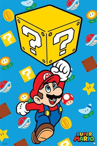 Nintendo - Super Mario - Question Block Jump