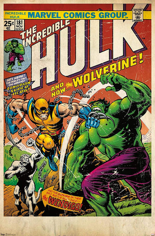 Incredible Hulk vs. Wolverine Comic Cover