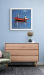Eau Calm Framed