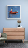 Eau Calm Framed
