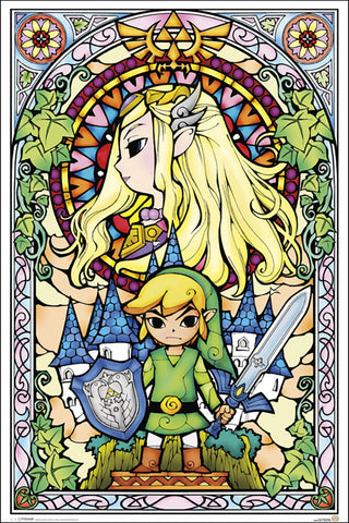 Nintendo - Zelda - Stained Glass