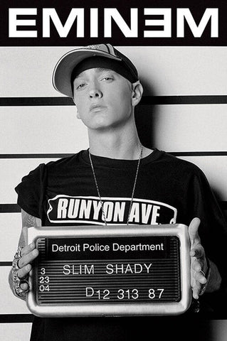 Eminem - Mugshot B&W