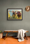 The Bovines by Rita Kirkman Framed