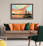 Lake Treasures Framed