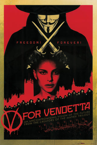 V for Vendetta  - Movie Poster