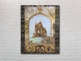 Vintage Lord of the Rings - Gandalf with Hobbits by Jimmy Cauty, Art Poster, Size 16 x 20 Inches