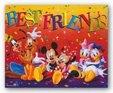 Disney Mickey Mouse Best Friends Vintage Poster 16 x 20