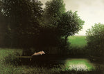 Diving Pig by Michael Sowa Classic Vintage Print Image Size is 19.75 x 27.5 inches