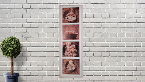 Anne Geddes Bathtub Babies 12 x 35.5 Vintage Poster