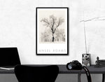 Ansel Adams - Oak Tree, Snowstorm, 1948 - Vintage Poster 24 x 36