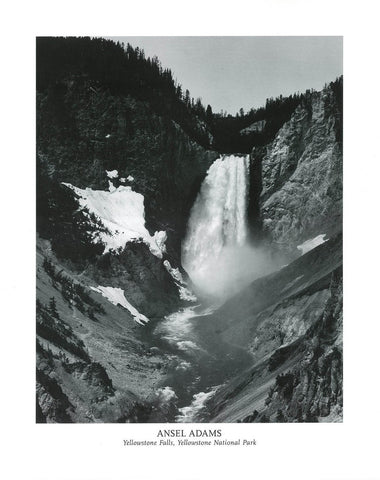 Ansel Adams, Yellowstone Falls, Yellowstone National Park, 1941,16 x 20 inches