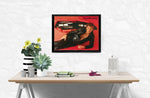 David Hasselhoff The Hoff 1980's Knight Rider Vintage Poster Size 15.75 x 19.75