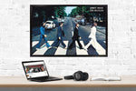 The Beatles, Abbey Road Group Shot Print - John Paul George Ringo Famous Poster