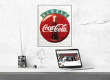 Coca-Cola - Always Coca Cola Art Print Poster Vintage Iconic Poster Size 16 x 20