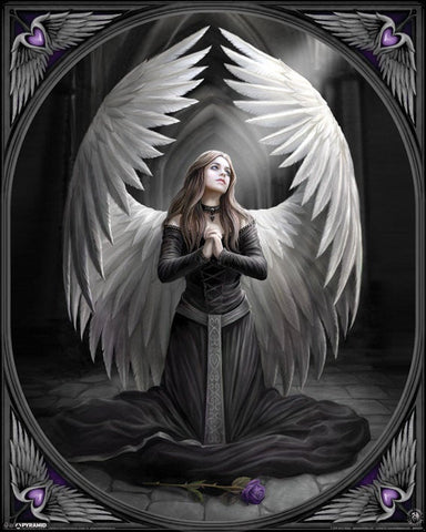 Anne Stokes - Prayer for the Fallen Poster Size 16 x 20
