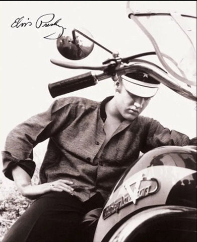 Elvis Presley Harley-Davidson Poster