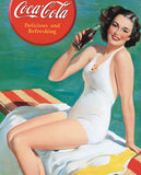 Coca-Cola - Delicious and Refreshing Art Print Poster Vintage Iconic Poster Size 16 x 20