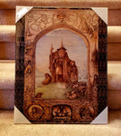 Vintage Lord of the Rings - Gandalf with Hobbits by Jimmy Cauty, Art Poster, Size 16 x 20 Inches