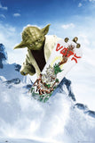 Yoda Snowboarding, Star Wars, Poster 24 x 36 inches