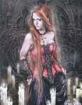 Victoria Frances - RED BASQUE Poster Size 16 x 20