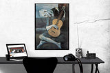 Pablo Picasso - The Old Guitarist (1903), by Picasso Poster 24 x 36