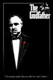 The Godfather - Red Rose - Movie Poster 24 x 36
