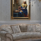 Vermeer, Johannes - The Milkmaid, c. 1660 by Johannes Vermeer, Poster Only
