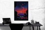 TRAPPIST-1e - JPL Travel Photo Poster Visions of the Future