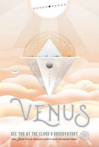 Venus - JPL Travel Photo Poster Visions of the Future