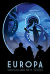 Europa - JPL Travel Photo Poster Visions of the Future