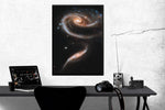 A Rose Made of Galaxies Photo Poster - Andromeda