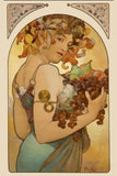 Mucha, Alphonse - Fruit by Alphonse Mucha Poster