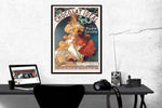 Mucha, Alphonse - Advertising Chocolat Ideal, 1897 by Alphonse Mucha Poster