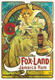 Mucha, Alphonse - Fox-Land Jamaica Rum, 1897 by Alphonse Mucha Poster