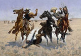 Remington, Frederic - Aiding a Comrade by Frederic Remington Poster Print