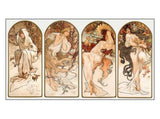 Mucha, Alphonse - The Seasons, 1897 by Alphonse Marie Mucha Poster