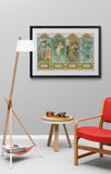 Mucha - Four Seasons by Alphonse Maria Mucha, Vintage Style Poster Size 24 x 36
