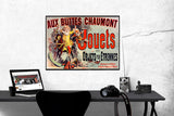 Vintage Toy Store Ad - Aux Buttes Chaumont Jouets by Juan Cheret French Ad Monica's Apartment Poster - Public Domain