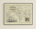 Antique Map of the Old World,