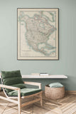 Johnston's Map of North America