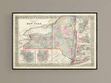 Map of The State of New York