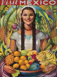 Visit Mexico Travel Poster by Jorge Gonzalez Camarena