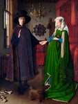 The Arnolfini Portrait- Portrait of Giovanni Arnolfini and his Wife by Jan van Eyck -  coniugi Arnolfini -