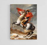 Napoleon Crossing the Alps (Bonaparte franchissant le Grand-Saint-Bernard) Painting by Jacques-Louis David